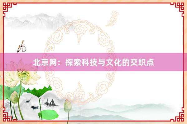 北京网：探索科技与文化的交织点